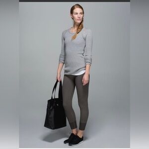 Lululemon Ebb to Street Leggings in Heathered Wren Leggings